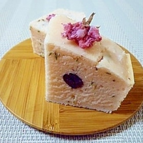 卵・バター・小麦粉不使用✩米粉の桜パウンドケーキ